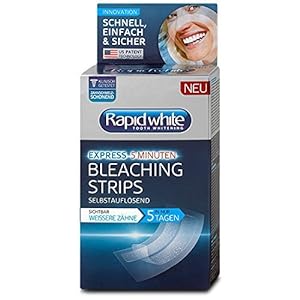 rapid white tooth whitening strips review
