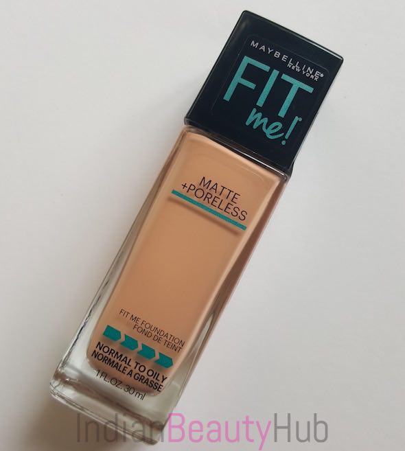 fit me foundation matte and poreless review