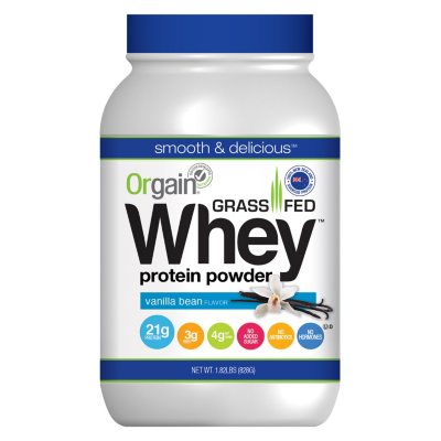 orgain whey protein powder reviews