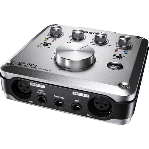 tascam us 16x08 audio interface review