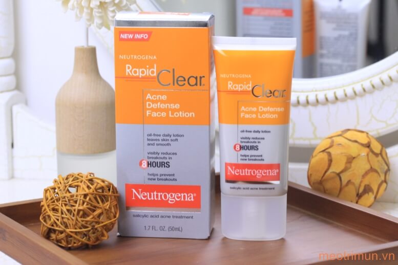 neutrogena rapid clear acne defense face lotion review
