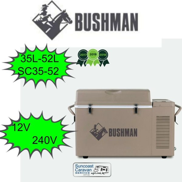 bushman 3 way fridge review