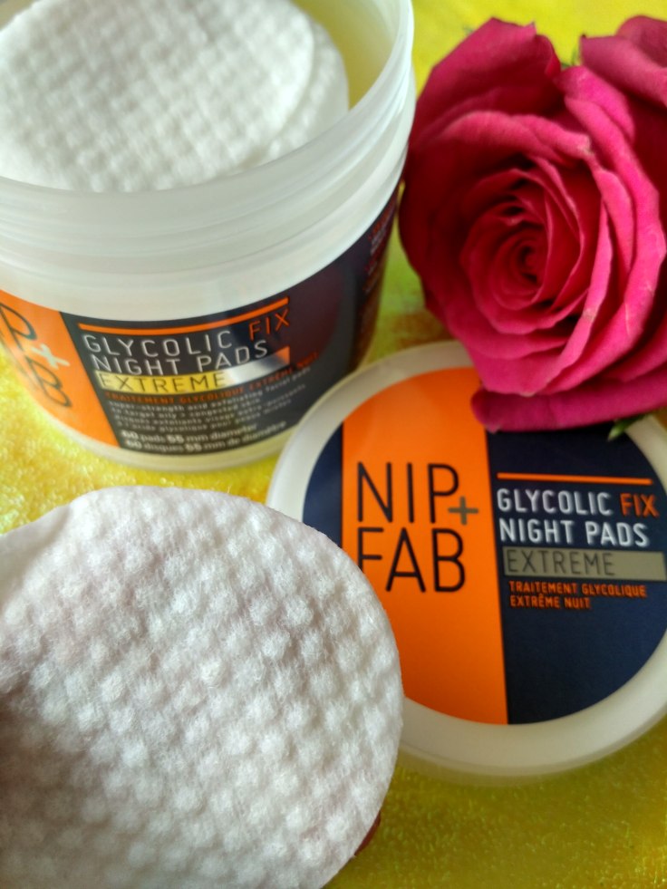 nip fab glycolic fix night pads extreme review
